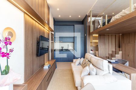 Sala de kitnet/studio para alugar com 1 quarto, 38m² em Consolação, São Paulo
