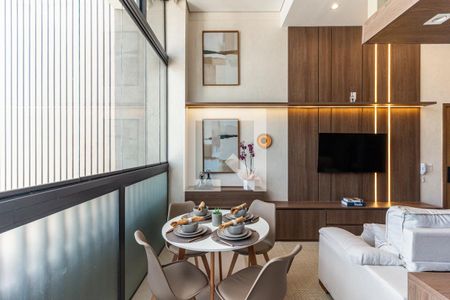 Sala de kitnet/studio para alugar com 1 quarto, 38m² em Consolação, São Paulo
