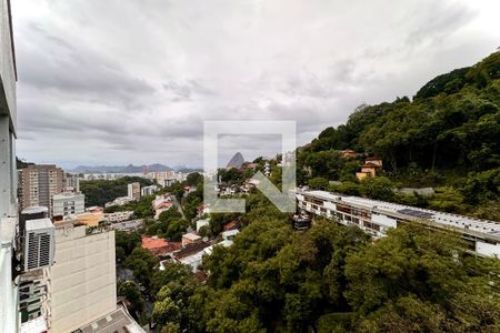 Vista da Sala/cozinha de apartamento à venda com 2 quartos, 70m² em Laranjeiras, Rio de Janeiro