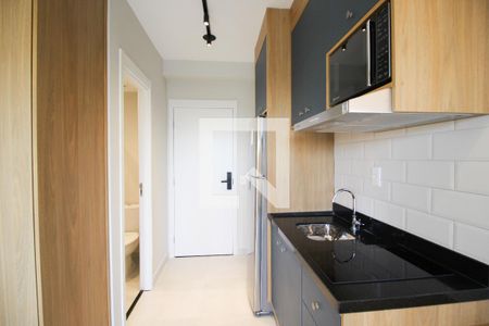 Cozinha de kitnet/studio para alugar com 1 quarto, 24m² em Vila Olímpia, São Paulo