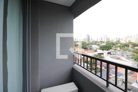 Varanda de kitnet/studio para alugar com 1 quarto, 24m² em Vila Olímpia, São Paulo