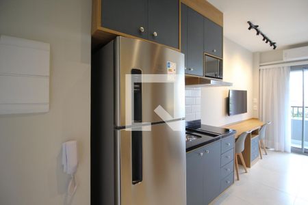 Cozinha de kitnet/studio para alugar com 1 quarto, 24m² em Vila Olímpia, São Paulo