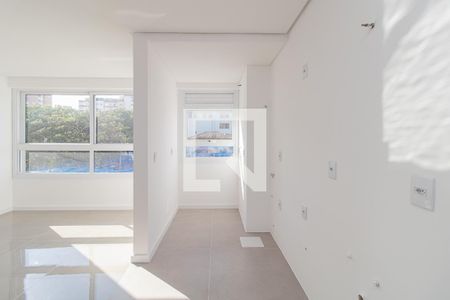 Sala/Cozinha de apartamento à venda com 3 quartos, 86m² em Menino Deus, Porto Alegre
