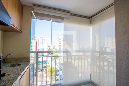 Varanda gourmet de apartamento à venda com 2 quartos, 78m² em Jardim Bela Vista, Santo André