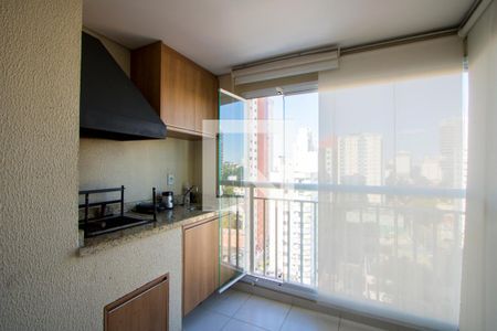 Varanda gourmet de apartamento à venda com 2 quartos, 78m² em Jardim Bela Vista, Santo André