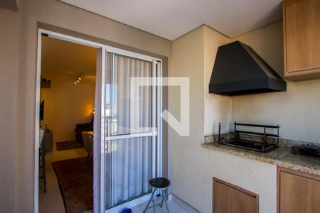 Varanda gourmet de apartamento à venda com 2 quartos, 78m² em Jardim Bela Vista, Santo André