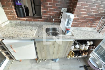 Sacada da Sala de apartamento à venda com 2 quartos, 63m² em Vila Isolina Mazzei, São Paulo