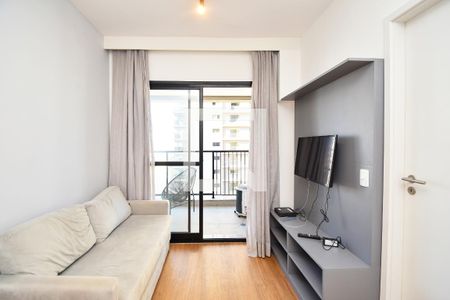 Sala de apartamento para alugar com 1 quarto, 75m² em Pinheiros, São Paulo