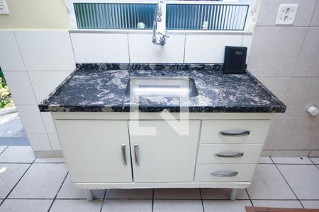Cozinha de casa para alugar com 1 quarto, 60m² em Vila Lucinda, Santo André