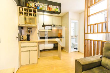 Cozinha de kitnet/studio à venda com 1 quarto, 25m² em Vila Campanela, São Paulo