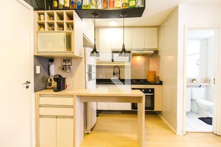 Cozinha de kitnet/studio à venda com 1 quarto, 25m² em Vila Campanela, São Paulo