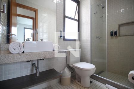 Banheiro de kitnet/studio à venda com 1 quarto, 43m² em Jacarepaguá, Rio de Janeiro
