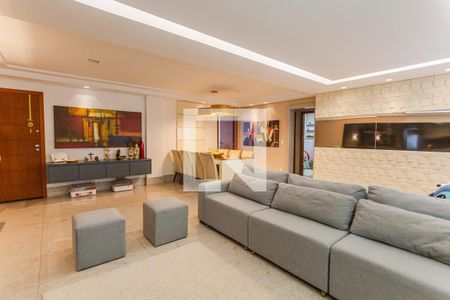 Sala de apartamento à venda com 3 quartos, 123m² em Cidade Nova, Belo Horizonte