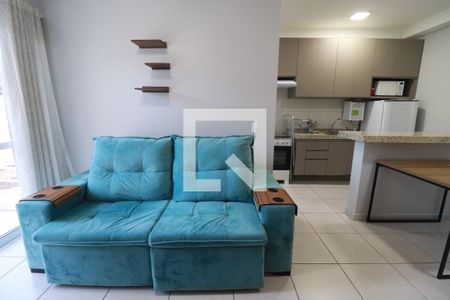 Sala de apartamento para alugar com 1 quarto, 47m² em Subsetor Sul - 7 (s-7), Ribeirão Preto