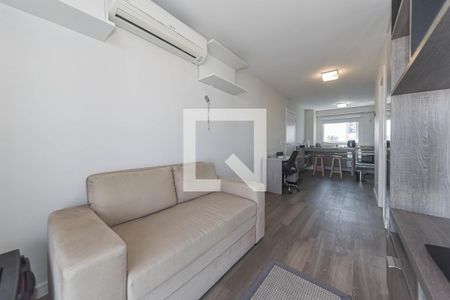 Sala de apartamento à venda com 1 quarto, 51m² em Brooklin, São Paulo