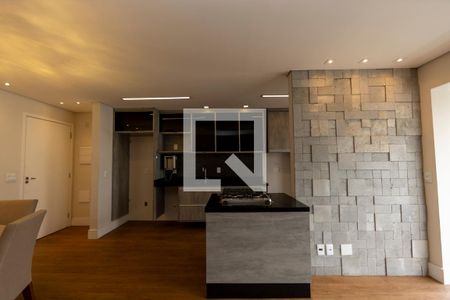 Sala_Cozinha de apartamento para alugar com 1 quarto, 65m² em Bethaville I, Barueri