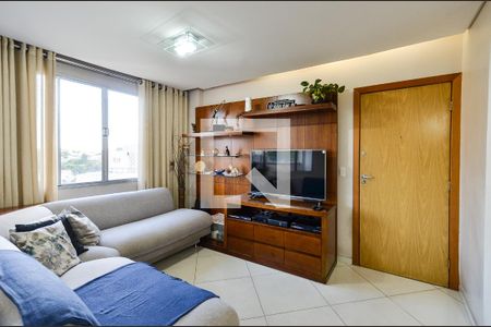 Sala Ambientes de apartamento à venda com 3 quartos, 131m² em Caiçara-adelaide, Belo Horizonte