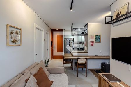 Sala de apartamento à venda com 2 quartos, 51m² em Mooca, São Paulo