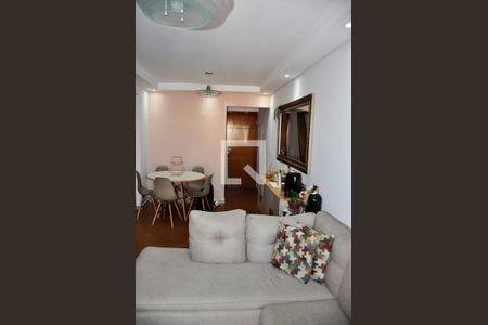 Detalhe - Sala e Sala de Jantar com Varanda de apartamento à venda com 3 quartos, 86m² em Vila Mangalot, São Paulo