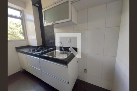 cozinha de apartamento para alugar com 2 quartos, 62m² em Santa Branca, Belo Horizonte
