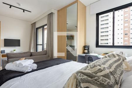 Sala / Quarto de apartamento para alugar com 1 quarto, 27m² em Água Branca, São Paulo
