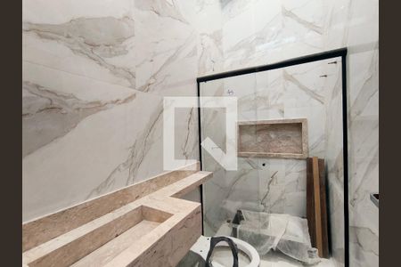 Banheiro da Suíte de casa de condomínio à venda com 3 quartos, 145m² em Corrupira, Jundiaí