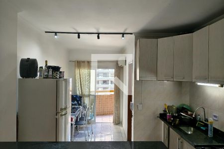 Cozinha de apartamento para alugar com 0 quarto, 58m² em Guilhermina, Praia Grande