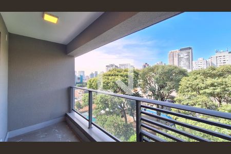 Varanda de apartamento à venda com 1 quarto, 28m² em Pompeia, São Paulo