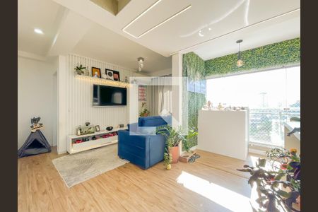 Sala de apartamento à venda com 2 quartos, 65m² em Jardim das Flores, Osasco