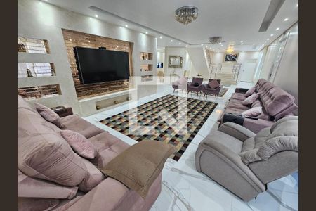 Sala  de casa de condomínio à venda com 5 quartos, 978m² em Residencial Tambore, Barueri
