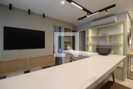 Sala de apartamento para alugar com 2 quartos, 49m² em Vila Olímpia, São Paulo