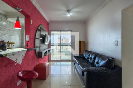 Sala de apartamento para alugar com 2 quartos, 99m² em Solemar, Praia Grande