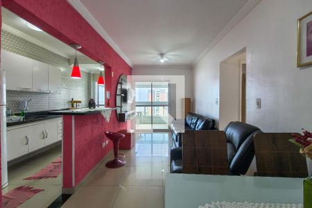 Sala de apartamento para alugar com 2 quartos, 99m² em Solemar, Praia Grande