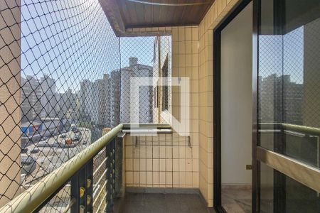 Sacada  de apartamento para alugar com 1 quarto, 48m² em Guilhermina, Praia Grande