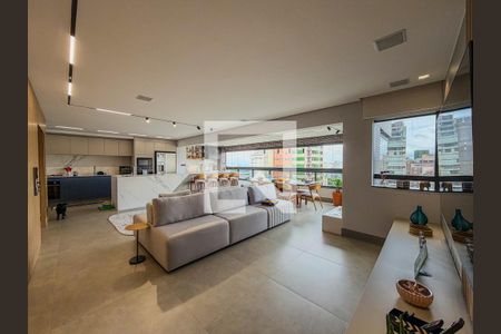 Sala de apartamento à venda com 3 quartos, 180m² em Jardim, Santo André