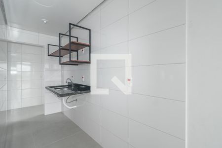 Cozinha de apartamento para alugar com 1 quarto, 28m² em Costa E Silva, Porto Alegre