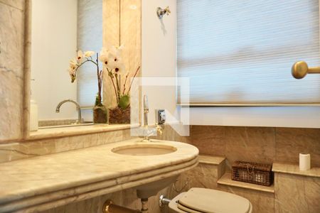 Lavabo da sala  de apartamento à venda com 3 quartos, 120m² em Serra, Belo Horizonte