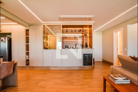 Sala de apartamento para alugar com 3 quartos, 128m² em Vila Gilda, Santo André