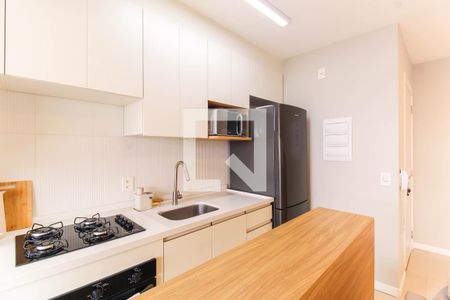 Sala/Cozinha de apartamento para alugar com 2 quartos, 52m² em Belenzinho, São Paulo