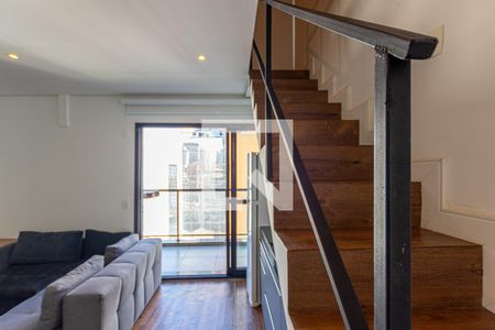 Sala de apartamento para alugar com 1 quarto, 51m² em Vila Olímpia, São Paulo