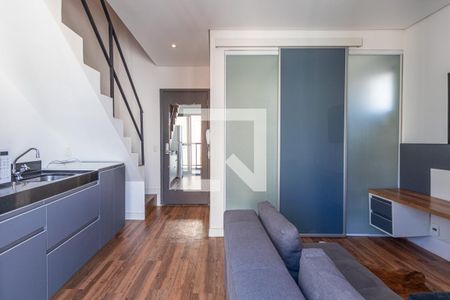 Sala de apartamento para alugar com 1 quarto, 51m² em Vila Olímpia, São Paulo