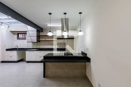 Sala/cozinha de casa de condomínio para alugar com 2 quartos, 94m² em Pompeia, São Paulo