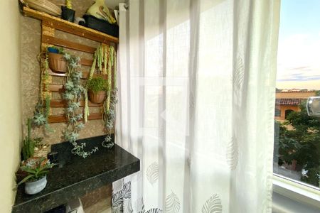 Varanda da Sala de apartamento à venda com 3 quartos, 78m² em Goiânia, Belo Horizonte