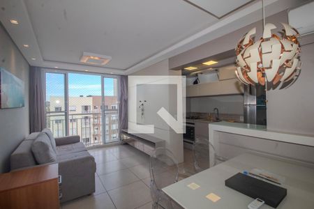 Sala de apartamento para alugar com 2 quartos, 58m² em Vila Nova, Porto Alegre