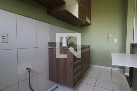 Cozinha de apartamento para alugar com 2 quartos, 48m² em Parque dos Lagos, Ribeirão Preto