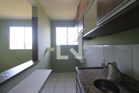 Cozinha de apartamento para alugar com 2 quartos, 48m² em Parque dos Lagos, Ribeirão Preto