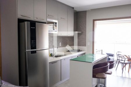 Sala/cozinha de apartamento para alugar com 1 quarto, 47m² em Parque Campolim, Sorocaba