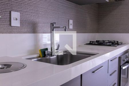 Sala/cozinha de apartamento para alugar com 1 quarto, 47m² em Parque Campolim, Sorocaba