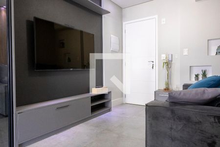 Sala/cozinha de apartamento para alugar com 1 quarto, 47m² em Parque Campolim, Sorocaba