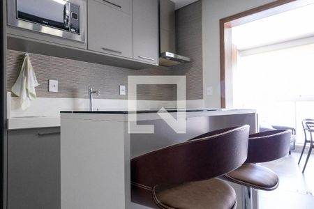 Sala/cozinha de apartamento para alugar com 1 quarto, 47m² em Parque Campolim, Sorocaba